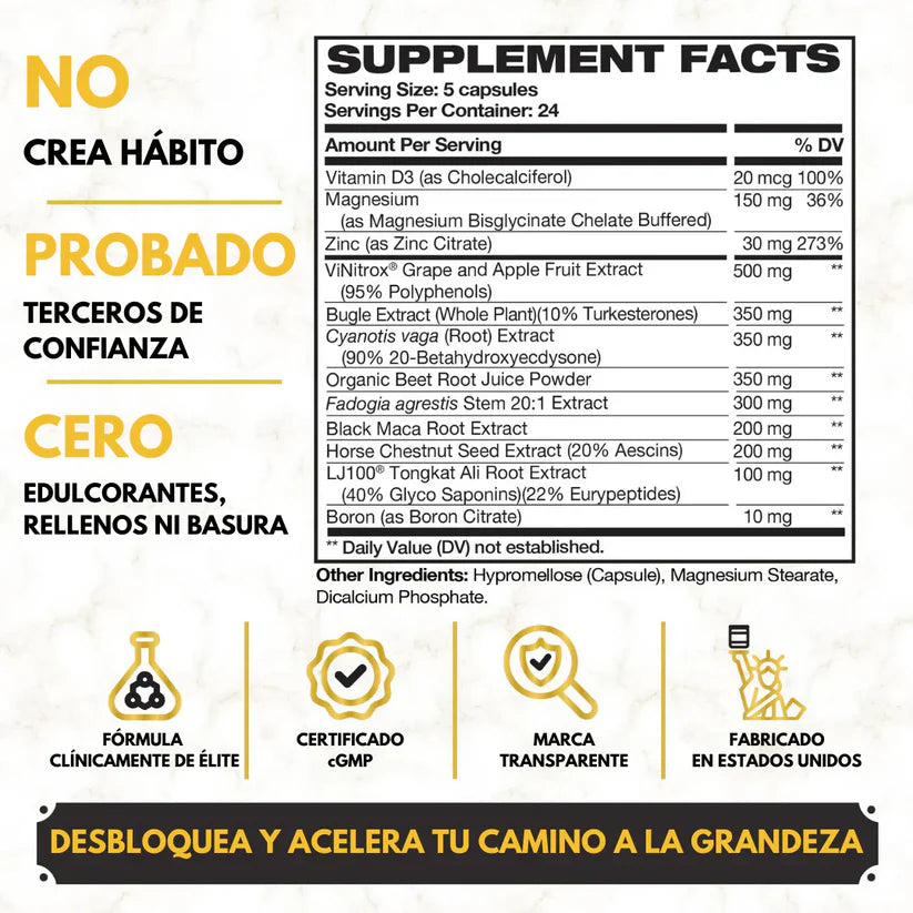 KING MAKER™ - Despierta tu virilidad, tu energía y tu confianza