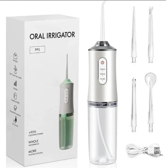 AquaSmile™ Irrigador Bucal Portátil - Cuidado completo para tu boca