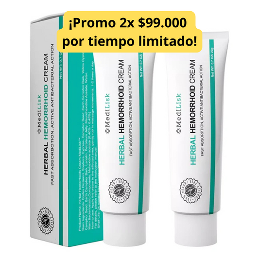 🌿 Crema Herbal para Hemorroides - ¡Di adiós al ardor, la picazón y el dolor! 🌿